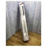 96 Inch Wide Reinforced Retractable Baby Gate with Support Rods, Extra Long Dog Gate Retractable Gate Outdoor Gates for Decks, Prevent Crawling Under Extra Long Baby Gates for Large Openings, Black