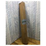 Adjustable 36-72 Inch Faux Wood Curtain Rods, 1 Inch Diameter with Wood Grain Round Finials, Fits 24-68 Inches Small to Medium Windows, Heavy Duty Decorative Window Drapery Rod