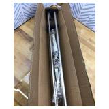 Double Curtain Rods 72-144 Inches for Windows, 1 Inch Diameter Adjustable Heavy Duty Drapery Rod with Aluminum Alloy Brackets and Finials, Modern Stylish Dual Curtains Rod, Brushed Nickel