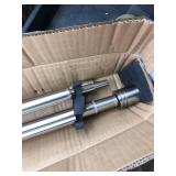 Double Curtain Rods 72-144 Inches for Windows, 1 Inch Diameter Adjustable Heavy Duty Drapery Rod with Aluminum Alloy Brackets and Finials, Modern Stylish Dual Curtains Rod, Brushed Nickel