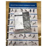 Retails for $150! Adjustable Weight Bench with 12x4x4 Positions, 1200LB Heavy Duty Workout Bench for Home Gym, Commercial Incline-Flat-Decline Bench Press for Full Body Fitness, Fully Upright Backrest
