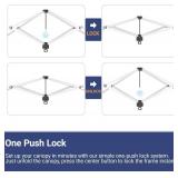 Retails for $200! 10x20 Pop Up Canopy - Instant Setup Beach Tent with Wheeled Carry Bag, 12 Sandbags & 6 Guy Lines, Portable Sun Shade for Camping, Events, Silver Coated Top, White