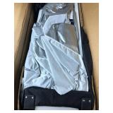 Retails for $200! 10x20 Pop Up Canopy - Instant Setup Beach Tent with Wheeled Carry Bag, 12 Sandbags & 6 Guy Lines, Portable Sun Shade for Camping, Events, Silver Coated Top, White