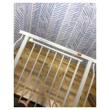 Fairy Baby Baby Gate for Doorways Stairs Hallway 34-38.5 Inch Wide, Walk Through Child Gates with Pressure Mounted Extention Kit, Indoor Safety Child Gates for Kids or Pets