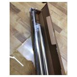 Ivilon Drapery Window Curtain Rod - End Cap Style Design 1 Inch Pole. 72 to 144 Inch Color Warm Gold