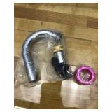 Buyplus 16FT(24FT Reach) Telescopic Gutter Cleaning Tools from The Ground, Rain Gutter Cleaners Tool with 360 Rotatable Metal Nozzle, Extension Pole, Hose Attachment, Watering Wand for Garden Hose