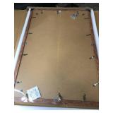 iRahmen 24x36 Poster Frame Set of 2 with Plexiglass, Wooden Rustic Brown Frames Display 20x30 Picture with Mat or 24 x 36 Without Mat, Wall Gallery Mounting Horizontal and Vertical