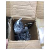 SEEYE Outdoor Sunshade Roller Shades 60" W x 72" H, Cordless Roll Up Shade Blinds Privacy Screen with 90% UV Protection, Exterior Patio Shade Cloth for Porch Pergola Balcony Windows, Dark Grey