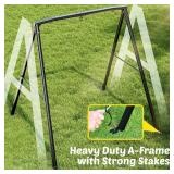 Retails for $120! Trekassy 60" Large Platform Saucer Swing with Frame for Kids Outdoor, 440lbs Swing Set with Heavy Duty Metal Swing Stand for Backyard, Outdoor Kids Play Equipment (Blue)