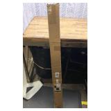 Cordless Bamboo Roman Shades for Windows, Blinds Size (33.5" W 64" H) Colour (Eastfield Teak)