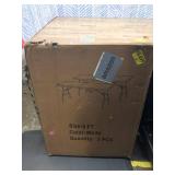 Retails for $109! 2 Pack 6 FT Folding Tables White Foldable Table, Fold-in-Half with Carrying Handle Portable Plastic Rectangular Table for Party, Dining, Wedding, Camping, Picnic, Indoor Outdoor Even