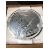 Retails for $108! 24 Inch LED Round Backlit Mirror, Fashion Bathroom Decor Vanity Mirror with 3000K/4000K/6000K Adjustable, Anti-Fog, Smart Touch Button, Stepless Dimmable Lighted Makeup Mirror