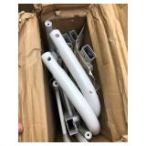 Yaheetech Classic Metal Platform Bed Frame Mattress Foundation with Victorian Style Iron-Art Headboard/Footboard/Under Bed Storage/No Box Spring Needed/Queen Size White