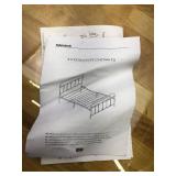 Yaheetech Classic Metal Platform Bed Frame Mattress Foundation with Victorian Style Iron-Art Headboard/Footboard/Under Bed Storage/No Box Spring Needed/Queen Size White