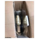 Retails for $101! 3 Pieces Clear Cylinder Stands for Party, Cilindros Para Fiestas Redondos Blancos, Acrylic Cylinder Pedestal Stand with Gold Cover Sets for Party Wedding Birthday Baby Shower Event D