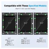 AboveTEK Anti Theft iPad Floor Stand, Robust Security Kiosk POS Tablet Stand, Height Adjustable Secure Holder Enclosure w/Lock and Key Mechanism for iPad/iPad Air/iPad Pro, Ideal for Retail Business