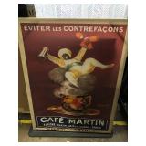 Retails for $140! Stupell Industries Cafe Martin Vintage Poster Design by Marcello Dudovich Canvas Wall Art 48 in. X 36 in., Multi-Color