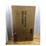 Retails for $180! Christopher Knight Home Frances Mid-Century Modern Dining Chairs (Set of 2), 100% Polyester and Rubber Wood, Dark Gray, Walnut