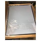 Retails for $133! LOAAO 40" x 32" Large Matte Black Metal Frame Bathroom Vanity Vanity Vanity Mirror Wall Mounted Bathroom Vanity Mirror Rustproof Tempered Glass Horizontal or Vertical Hanging