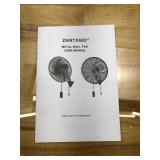 Retails for $140! 24 Inch Oscillating Wall Mount Fan, 3 Speed High Velocity Powerful, 90 Oscillation & 30 Tilt Cooling Wall Mounted Outdoor Fan for Commercial, Greenhouse, Workshop, Patio, ETL Certifi