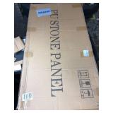 Retails for $134! 5-Pack 3D Faux Stone Wall Panels, PU Cement-Texture Wainscoting Panels for Interior Walls Waterproof & Lightweight, Covers 38.7 Sq.Ft, 47.2" x 23.6", for TV Wall, Office, Living Room