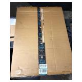 Americanflat 22x28 Poster Frame with Polished Plexiglass - Use as 18x24 Frame with Mat or Display 22x28 Photo Without Mat - Hudson Collection - Wide Picture Frames for Wall Display - Black