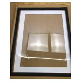 Americanflat 22x28 Poster Frame with Polished Plexiglass - Use as 18x24 Frame with Mat or Display 22x28 Photo Without Mat - Hudson Collection - Wide Picture Frames for Wall Display - Black