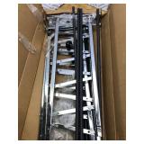 Amazon Basics 50-Pair Shoe Rack Organizer, Chrome