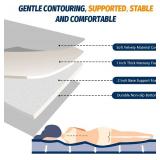 CYMULA Memory Foam Camping Mattress Pad Sleeping Mat Portable Roll Up Mattress for Adults Camping Bed Pads for Sleeping, Guest Bed for Sleepover Car Bed with Travel Bag