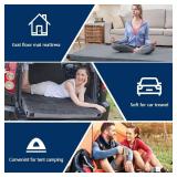 CYMULA Memory Foam Camping Mattress Pad Sleeping Mat Portable Roll Up Mattress for Adults Camping Bed Pads for Sleeping, Guest Bed for Sleepover Car Bed with Travel Bag