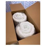 Utopia Bedding Throw Pillows (Set of 4, White), 22 x 22 Inches Pillows for Sofa, Bed and Couch Decorative Stuffer Pillow