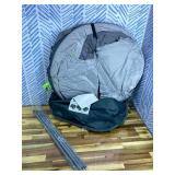 4 Person Easy Pop Up Tent Waterproof Automatic Setup 2 Doors-Instant Family Tents for Camping Hiking & Traveling