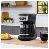 Mr. Coffee 12-Cup Programmable Coffee Maker - Black/Stainless Steel