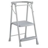 COSCO 2-Step Kitchen Stepper Adult Folding Step Stool, Kids Folding (Steel/Resin)
