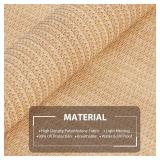 SEEYE Outdoor Sunshade Roller Shades 60" W x 72" H, Cordless Roll Up Shade Blinds Privacy Screen with 90% UV Protection, Exterior Patio Shade Cloth for Porch Pergola Balcony Windows, Walnut