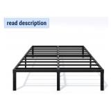 Metal Bed Frame Queen Size - 14 Inch Heavy-Duty Queen Platform Bed Frame No Box Spring Needed, Easy Assembly, Noise-Free, Sturdy Mattress Foundation, Underbed Storage Space