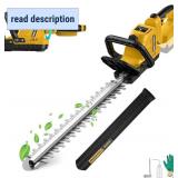 Electric Hedge Trimmer Cordless Compatible with DEWALT 20V MAX Battery, 20-Inch Cordless Hedge Trimmer, Brushless Bush Trimmer, 2/3