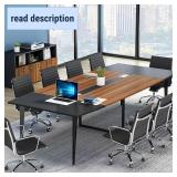 Tribesigns Conference Table Legs for 8ft (FRAME ONLY)