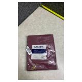 Lot of 2 Sun Zero 100% Blackout Cyrus Thermal Back Tab Curtain Panel Red 40in x 96in: Modern Indoor Polyester