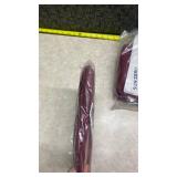 Lot of 2 Sun Zero 100% Blackout Cyrus Thermal Back Tab Curtain Panel Red 40in x 96in: Modern Indoor Polyester