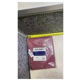 Lot of 2 Sun Zero 100% Blackout Cyrus Thermal Back Tab Curtain Panel Red 40in x 96in: Modern Indoor Polyester