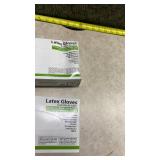 2 boxes of Sysco Reliance Latex Gloves - Large Size (100 Count)