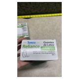 2 boxes of Sysco Reliance Latex Gloves - Large Size (100 Count)
