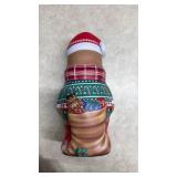 Holiday Reindeer Cookie Tin Container