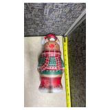 Holiday Reindeer Cookie Tin Container