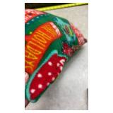 Holiday Speech Bubble Decorative Pillow - Hand made.