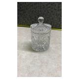 Cut Crystal Lidded Storage Jar