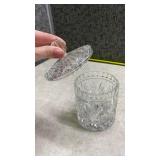 Cut Crystal Lidded Storage Jar