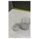 Cut Crystal Lidded Storage Jar