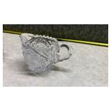 Cut Crystal Nappy Dishes Set of 2